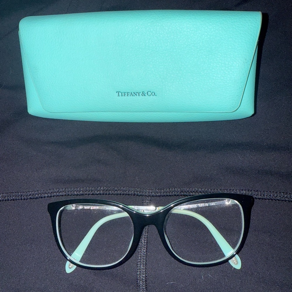 Tiffany & Co. Black and Aqua Women's Glasses